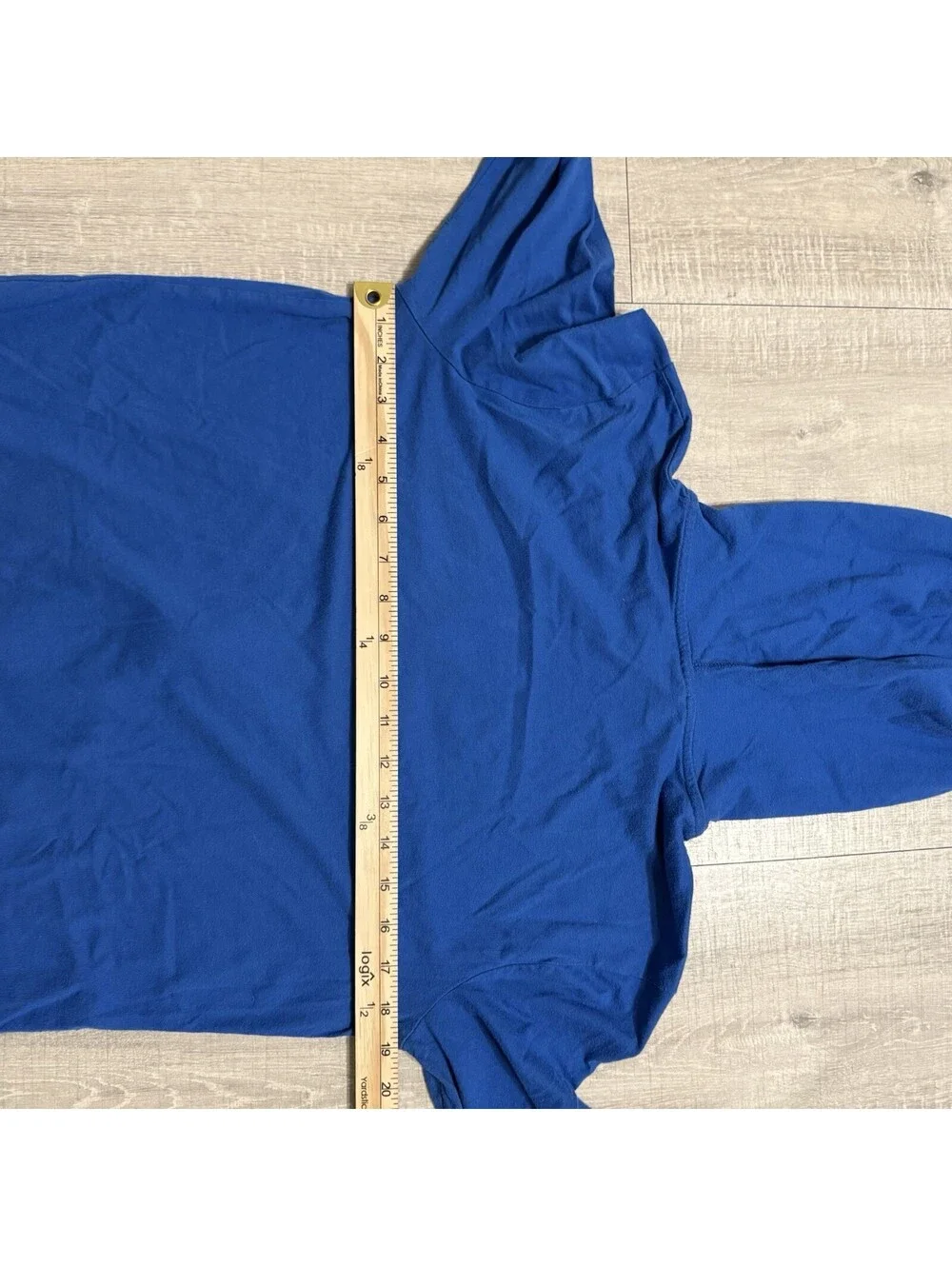 Abercrombie 2012 Blue Zip Up Hoodie Moose Logo Thin Lightweight Jacket Kids XL